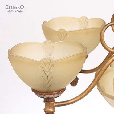 Люстра потолочная CHIARO 254012909 Версаче 9x60W Е27